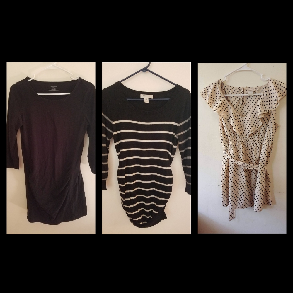 Three Motherhood Maternity shirts size small